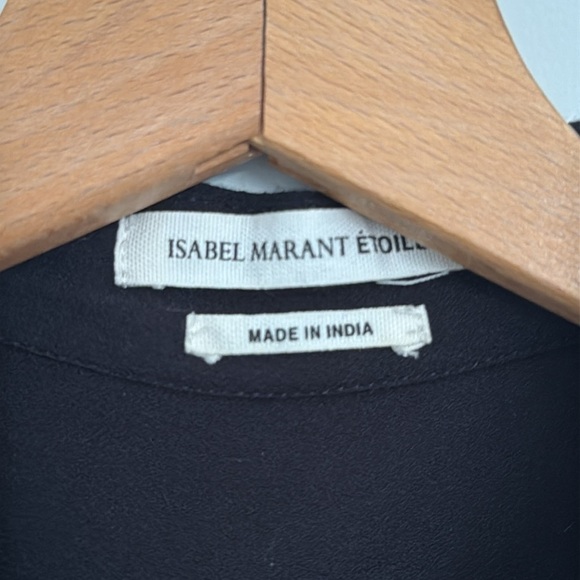 Isabel Marant Etoile Cerza Embroidered Crepe Size XS - Picture 3 of 11